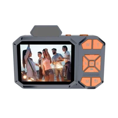Porodo Advanced Digital Camera Video Stabilization & 18X Zoom - Orange
